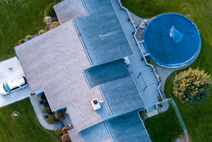 this is a picture of fiberglass roofing in Langley, BC