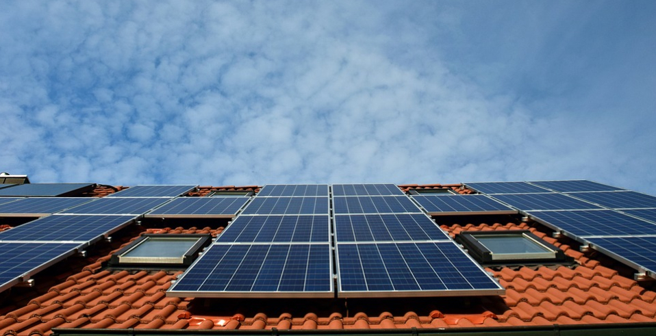 this is a picture of solar roof in Langley, BC