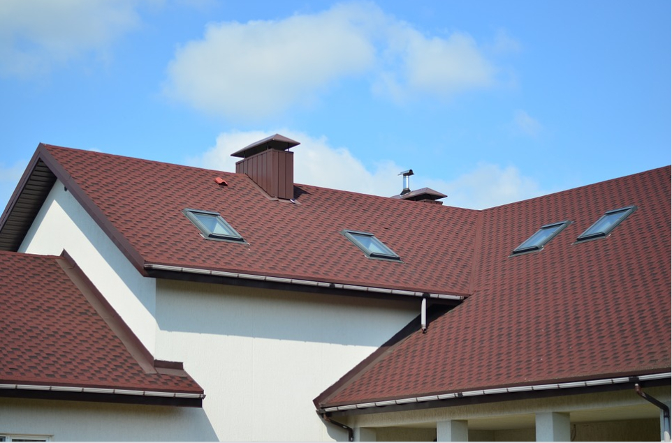this is a picture of Langley rubber slate roof